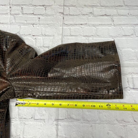 Susan Graver Women Full Zip Brown Jacket Size XL X-Large B334 -25 - Picture 5 of 16